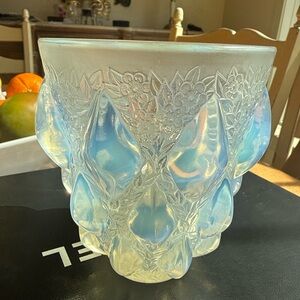 Iridescent Opalescent Glass Vase